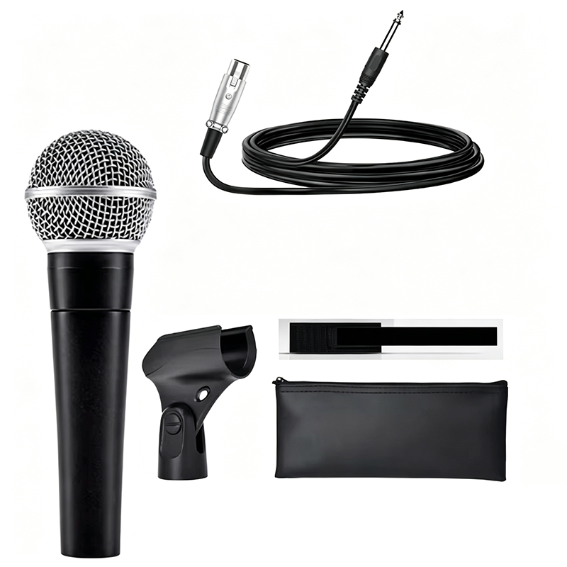 Shure Mic Sm58 - Microfono dinamico per karaoke, microfono professionale