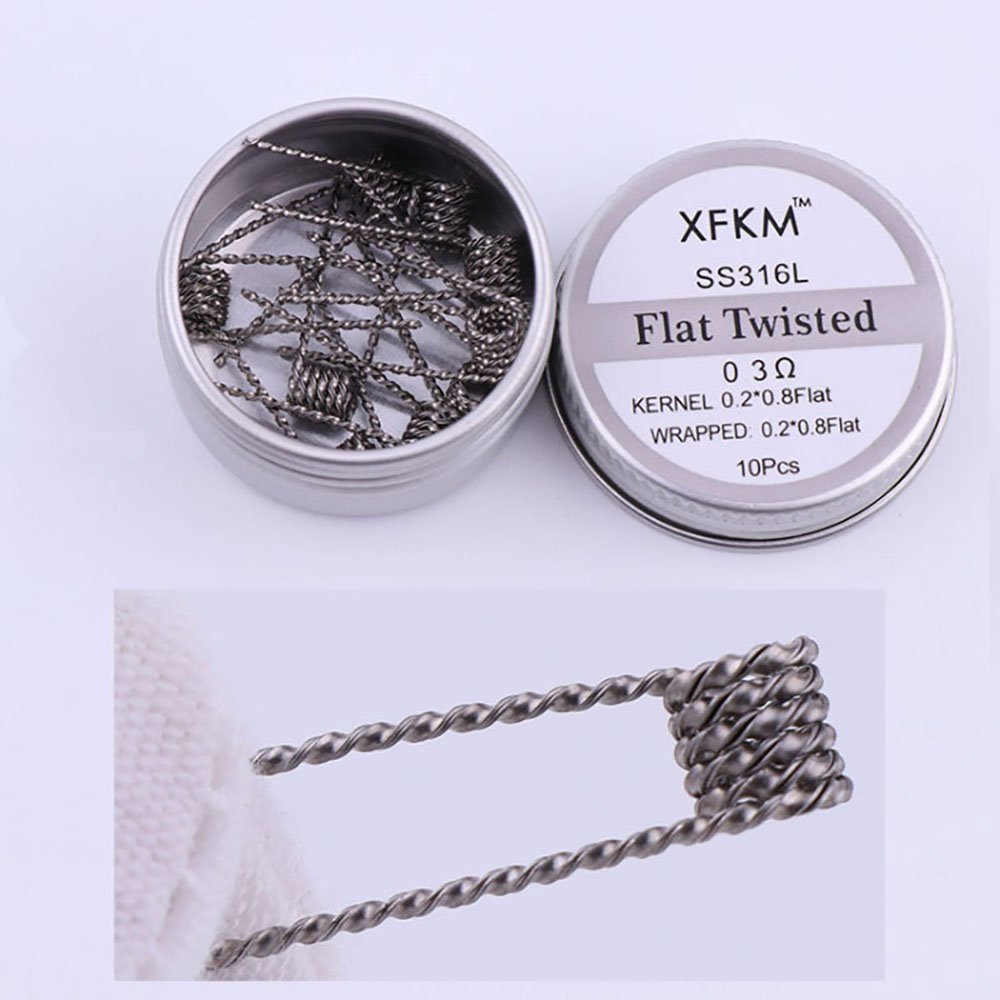 SS316L 10 pz/scatola bobine pr - Clapton Wire Pre Built recensione e prezzo