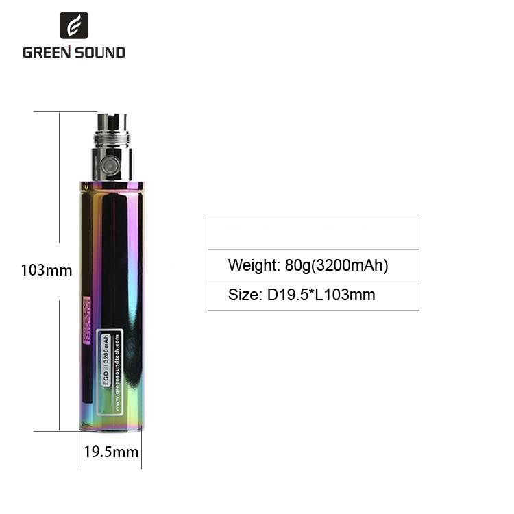 Batteria GS Ego 3 III 3200mAh  - Vape Accessory recensione e prezzo