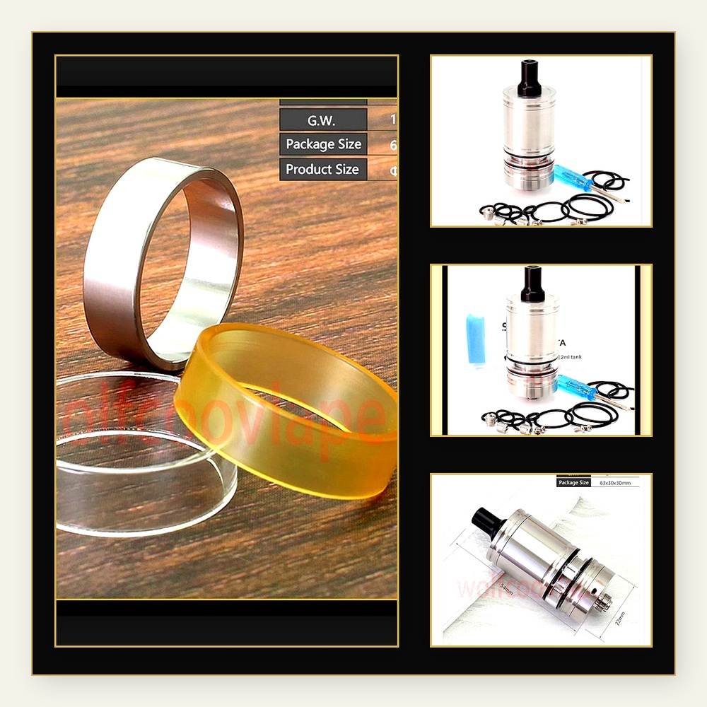 Wolfcoolvape Lindy RTA Atomizz - Vaping Air recensione e prezzo
