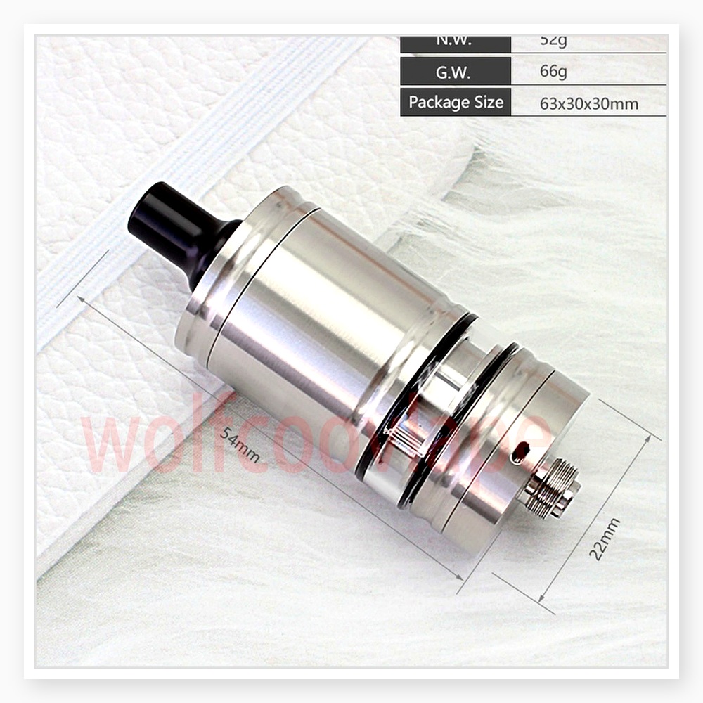 Wolfcoolvape Lindy RTA Atomizz - Vaping Air recensione e prezzo